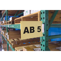 Slip 'N Stik Warehouse Aisle Sign Kits, 11" x 8-1/2", Plastic Trail Hammer and Bolt