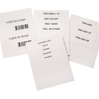 Bin Buddy Label Holders, 48" L x 8" W Trail Hammer and Bolt