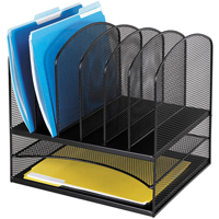 Onyx Steel Mesh Desktop Organizers Trail Hammer and Bolt