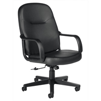 Fauteuil de bureau, Cuir, Noir Trail Hammer and Bolt