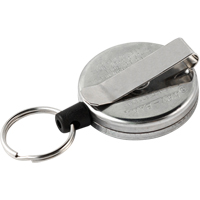 Original Self Retracting Reels #485-HDK, Chrome, 48" Cable, Belt Clip Attachment Trail Hammer and Bolt