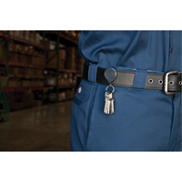 Retractable Mini-Bak&reg; Key Rings, Plastic, 36" Cable, Belt Clip Attachment Trail Hammer and Bolt