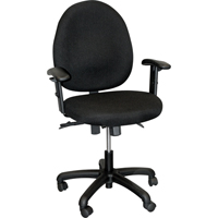 900 Series Mid-Back Ergonomic Steno Chair, Drafting, Adjustable Height, 250 lbs. Capacity Trail Hammer and Bolt