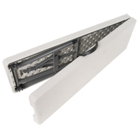 Banc pliant, Poly&eacute;thyl&egrave;ne, 72" lo x 12" la x 17" h Trail Hammer and Bolt