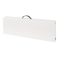 Banc pliant, Poly&eacute;thyl&egrave;ne, 72" lo x 12" la x 17" h Trail Hammer and Bolt