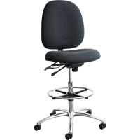 Chaises D.E.S. (dissipation &eacute;lectrostatique) Shoptech, Tissu, Bleu, Capacit&eacute; 275 lb Trail Hammer and Bolt