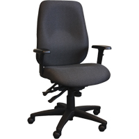 Cierra Ergonomic Chairs, Fabric, Black, 275 lbs. Capacity Trail Hammer and Bolt