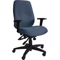 Cierra Ergonomic Chairs, Fabric, Blue, 250 lbs. Capacity Trail Hammer and Bolt
