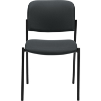 Chaises sans accoudoirs empilables, Tissu, Hauteur 32", Capacit&eacute; 300 lb, Charbon Trail Hammer and Bolt