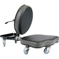 Chaise ergonomique Flex, Vinyle, Noir/gris Trail Hammer and Bolt