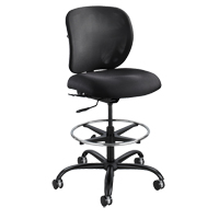 Vue Heavy-Duty Stool, Nylon, Black, 350 lbs. Capacity Trail Hammer and Bolt