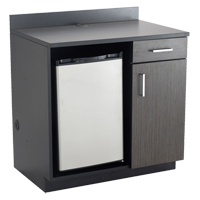 Armoire modulaire, M&eacute;lamine, 39" h x 36" la x 25" P, Nuit d'Asie/noir Trail Hammer and Bolt