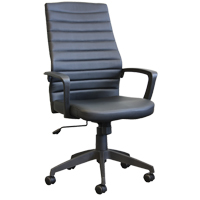 Chaise de bureau Activ A-128, Polyur&eacute;thane, Noir, Capacit&eacute; 275 lb Trail Hammer and Bolt