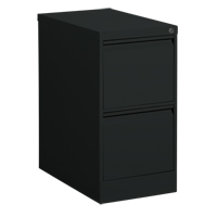Classeur vertical, Acier, 2 tiroirs, 15-1/7" la x 25" p x 29" h, Noir Trail Hammer and Bolt