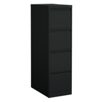 Classeur vertical, Acier, 4 tiroirs, 15-1/7" la x 25" p x 52" h, Noir Trail Hammer and Bolt