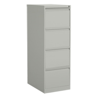 Classeur vertical, Acier, 4 tiroirs, 18-1/7" la x 25" p x 52" h, Gris Trail Hammer and Bolt