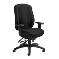Chaise Overtime &agrave; dos &eacute;lev&eacute;, Tissu, Noir, Capacit&eacute; 300 lb Trail Hammer and Bolt