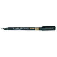 Marqueur permanent Lumocolor, Noir, Pointe Fin Trail Hammer and Bolt