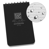 Carnet de notes de poche &agrave; spirale, Couverture souple, Noir, 100 Pages, 3" , 5"  Trail Hammer and Bolt