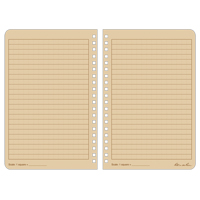 Side-Spiral Notebook, Soft Cover, Tan, 64 Pages, 4-5/8" W x 7" L Trail Hammer and Bolt