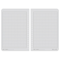Side-Spiral Notebook, Soft Cover, Black, 64 Pages, 4-5/8" W x 7" L Trail Hammer and Bolt