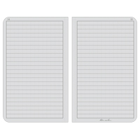 Pocket Bound Book, Hard Cover, Black, 160 Pages, 4-1/4" W x 6-3/4" L Trail Hammer and Bolt