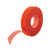 One-Wrap&reg; Cable Management Tape, Hook & Loop, 25 yds x 5/8", Self-Grip, Orange Trail Hammer and Bolt