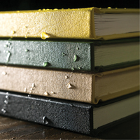 Bound Book, Hard Cover, Yellow, 160 Pages, 4-5/8" W x 7-1/4" L Trail Hammer and Bolt