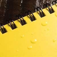 Side-Spiral Notebook, Soft Cover, Yellow, 64 Pages, 4-5/8" W x 7" L Trail Hammer and Bolt