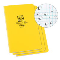 Notebook, Soft Cover, Yellow, 48 Pages, 4-5/8" W x 7" L Trail Hammer and Bolt