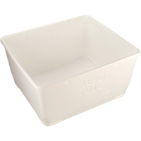 Contenant de rangement pour la nourriture, Plastique, Capacit&eacute; de 108 gal., Blanc Trail Hammer and Bolt