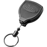 Super48 Heavy-Duty Retractable Key Holder, Polycarbonate, 48" Cable, Belt Clip Attachment Trail Hammer and Bolt