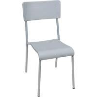 Chaises empilables Ventura, Polypropyl&egrave;ne, Hauteur 36", Capacit&eacute; 300 lb, Gris Trail Hammer and Bolt