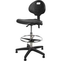 Heavy-Duty Ergonomic Stool, Stationary, Adjustable Height, 250 lbs. Capacity Trail Hammer and Bolt