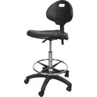 Heavy-Duty Ergonomic Stool, Mobile, Adjustable Height, 250 lbs. Capacity Trail Hammer and Bolt
