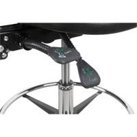 Heavy-Duty Ergonomic Stool, Mobile, Adjustable Height, 250 lbs. Capacity Trail Hammer and Bolt