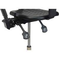 Heavy-Duty Ergonomic Stool with Adjustable Arm Rests, Stationary, Adjustable Height, 250 lbs. Capacity Trail Hammer and Bolt