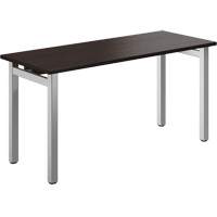 Newland Table Desk, 29-7/10" L x 60" W x 29-3/5" H, Dark Brown Trail Hammer and Bolt