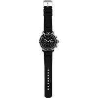 Jumbo Diver/Pilot's Automatic Chronograph Watch, Digital, Battery Operated, 46 mm, Black Trail Hammer and Bolt
