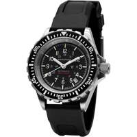 Large Diver's Automatic Watch, Digital, Battery Operated, 41 mm, Black Trail Hammer and Bolt