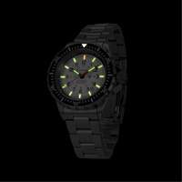 Arctic Edition Large Diver's Automatic GSAR Watch with Stainless Steel Bracelet, Digital, Battery Operated, 41 mm, Silver Trail Hammer and Bolt