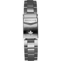 Grey Maple Large Diver's Automatic Watch with Stainless Steel Bracelet, Digital, Battery Operated, 41 mm, Silver Trail Hammer and Bolt