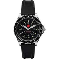 Red Maple Jumbo Diver's Quartz Watch, Digital, Battery Operated, 46 mm, Black Trail Hammer and Bolt