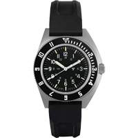 Steel Navigator Watch on 3-Piece Rubber Strap Kit, Digital, Battery Operated, 41 mm, Black Trail Hammer and Bolt