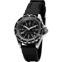 Steel Navigator with Date on Black 3-Piece Rubber Strap Kit, Digital, Battery Operated, 36 mm, Black Trail Hammer and Bolt