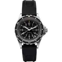 Steel Navigator with Date on Black 3-Piece Rubber Strap Kit, Digital, Battery Operated, 36 mm, Black Trail Hammer and Bolt