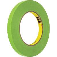 Scotch&reg; Performance Masking Tape 233+, 12 mm (1/2") x 55 m (180'), Green Trail Hammer and Bolt