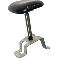 TA200 Sit-Stand Stool, Vinyl, Black, 280 lbs. Capacity Trail Hammer and Bolt