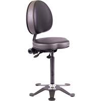 TA190 Ergonomic Industrial Stool, Stationary, Adjustable Height, 280 lbs. Capacity Trail Hammer and Bolt