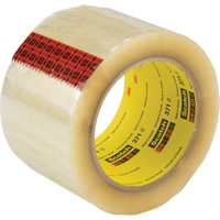 Ruban pour sceller les boîtes Scotch 371, Adh&eacute;sif Thermofusible, 1,9 mils, 36 mm (1-1/2") x 914 m (2998') Trail Hammer and Bolt
